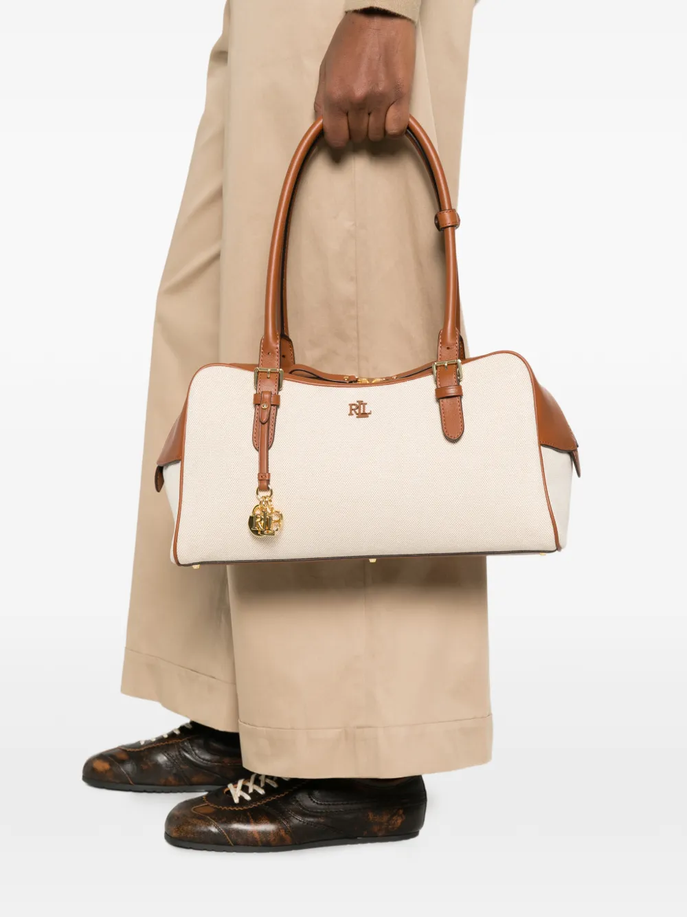 Buckle Charm Tote Bag