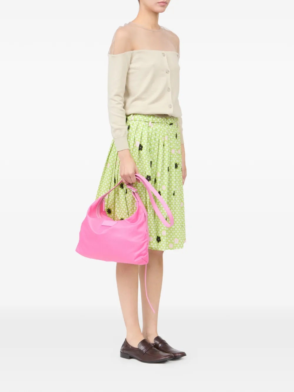 MM6 Maison Margiela Numeric crossbodytas Roze