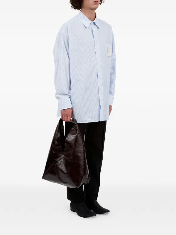 MM6 Maison Margiela ジャパニーズ レザートートバッグ | ブラウン