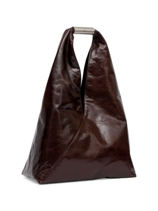 MM6 Maison Margiela ジャパニーズ レザートートバッグ | ブラウン
