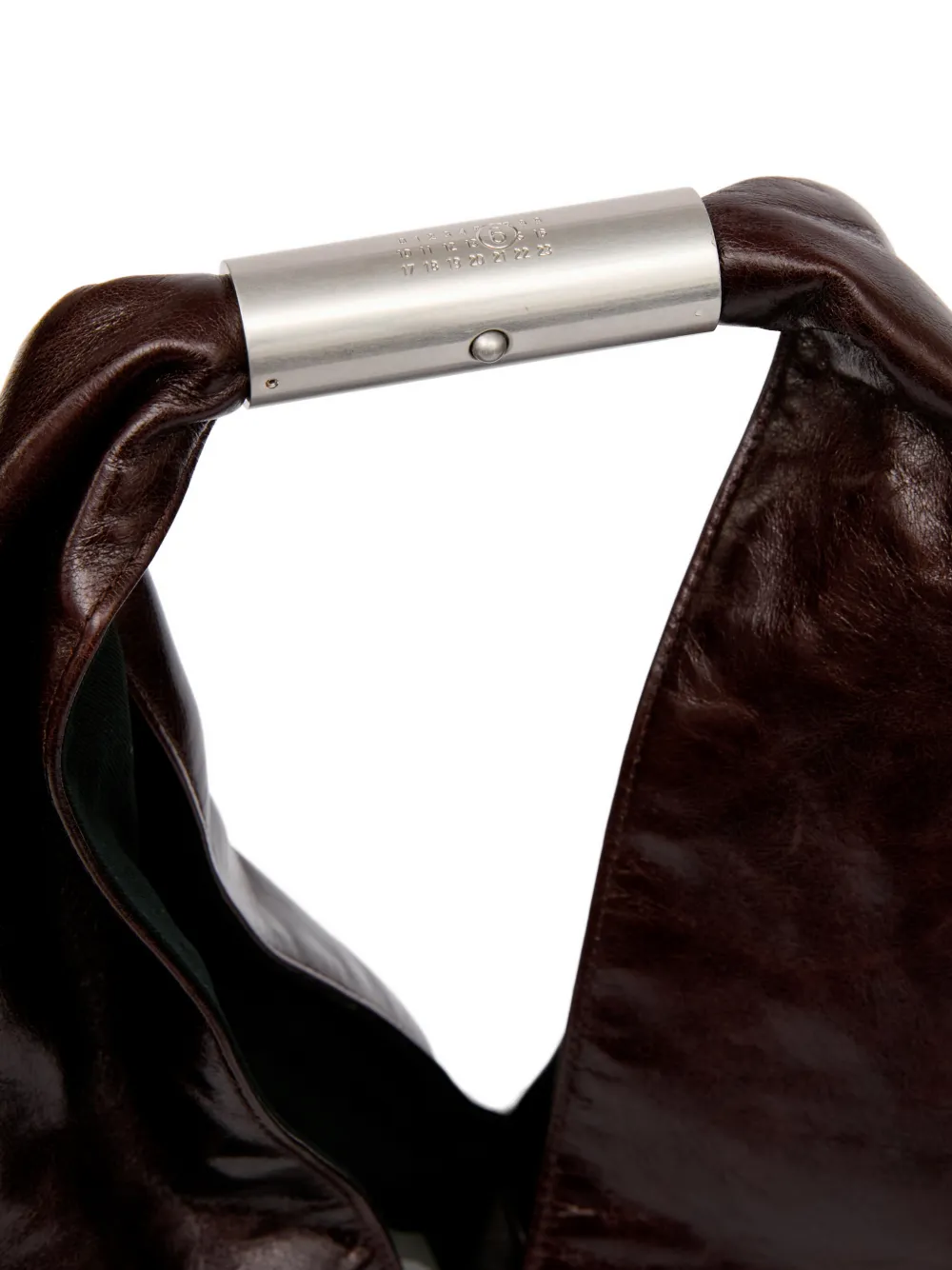 MM6 Maison Margiela Japanese Calf Leather Tote Bag | Brown | FARFETCH