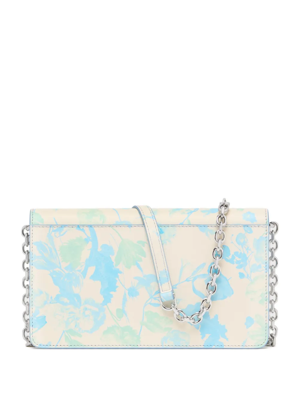 Maison Margiela Crossbodytas met bloemenprint en ketting Beige