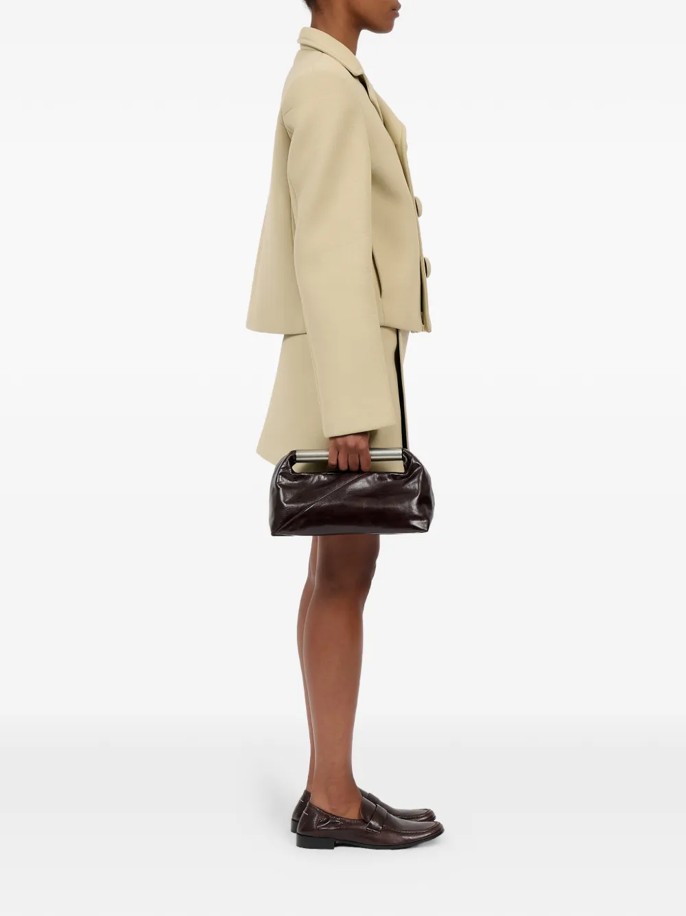 MM6 Maison Margiela Japanese handtas met verfraaide handvat Bruin