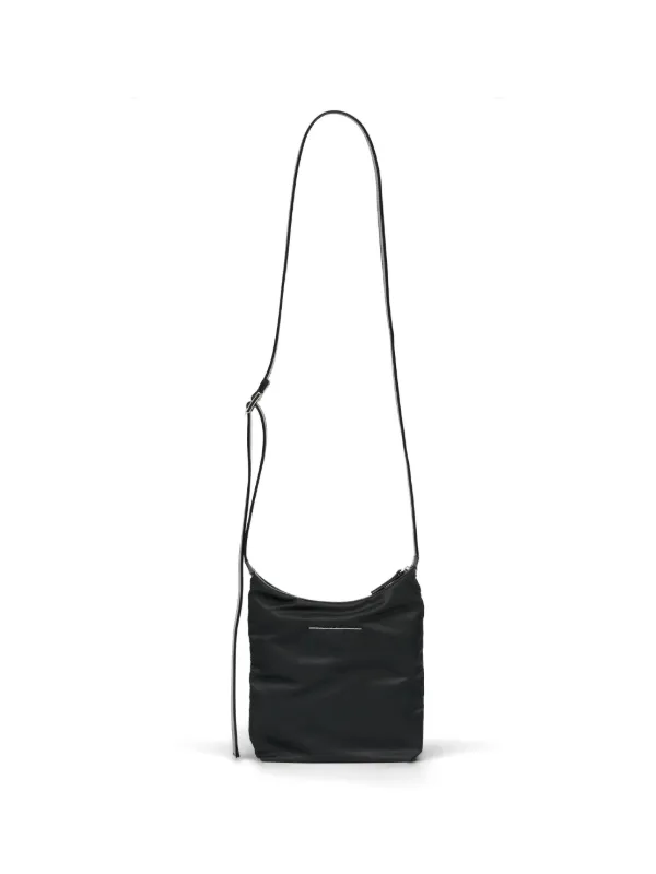 MM6 Maison Margiela logo-patch Cross Body Bag | Black | FARFETCH