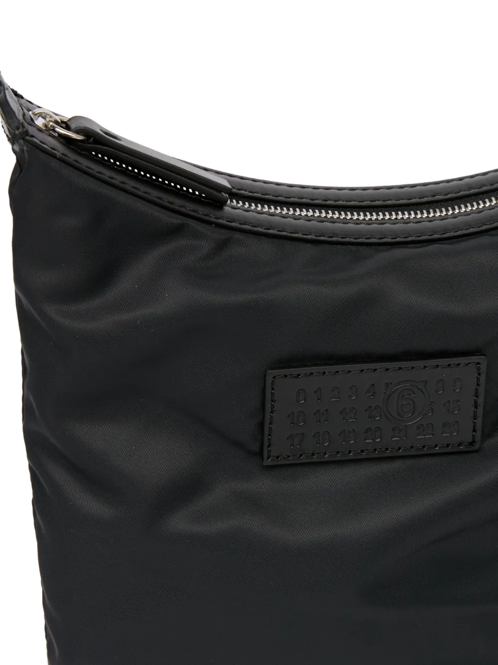 MM6 Maison Margiela ロゴ ショルダーバッグ | ブラック | FARFETCH JP