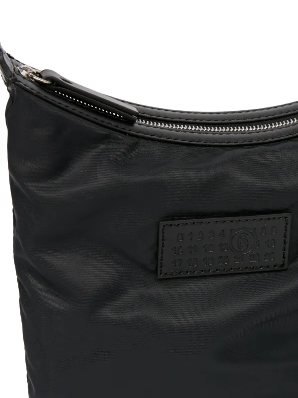 MM6 Maison Margiela logo-patch Cross Body Bag | Black | FARFETCH