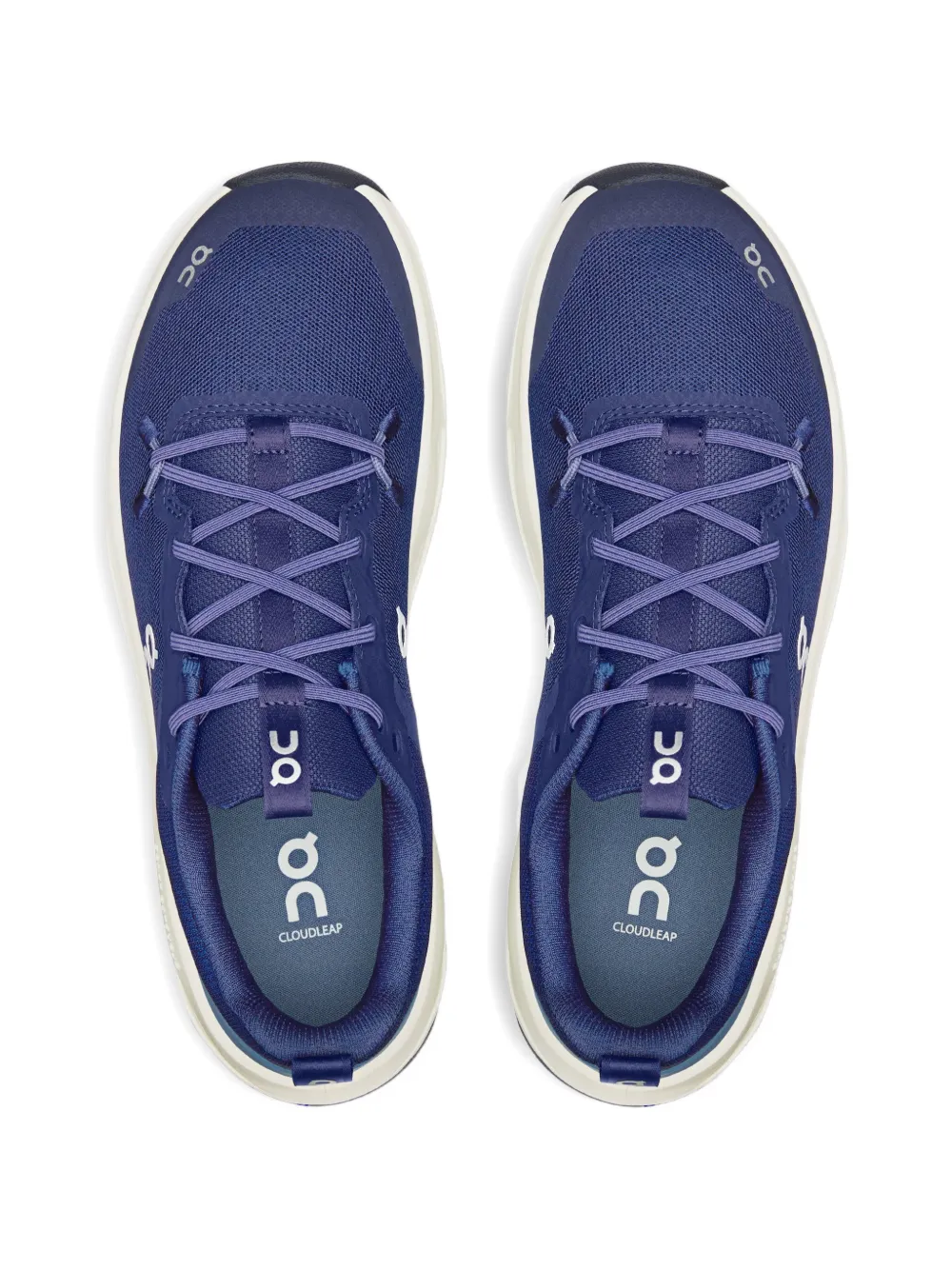 on running kids Cloudleap lace-up sneakers Blauw