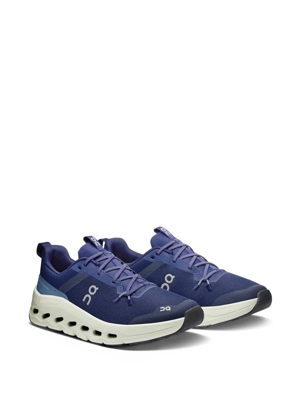 On running kids Cloudleap lace-up sneakers Blauw