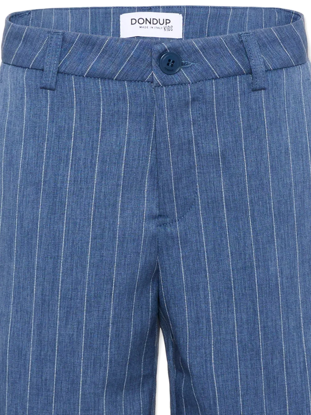 DONDUP KIDS Shorts met krijtstreep Blauw