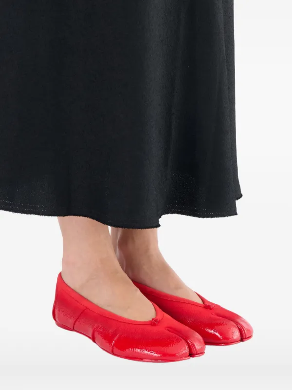 Maison Margiela Tabi Ballerinas | Red | FARFETCH