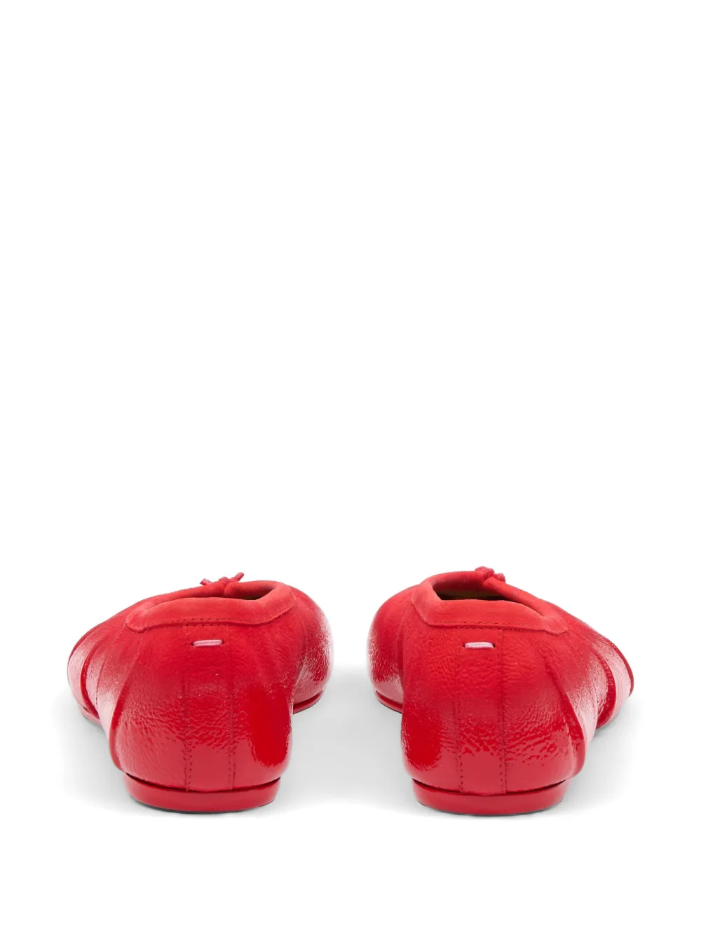 Maison Margiela tabi ballerina Rood