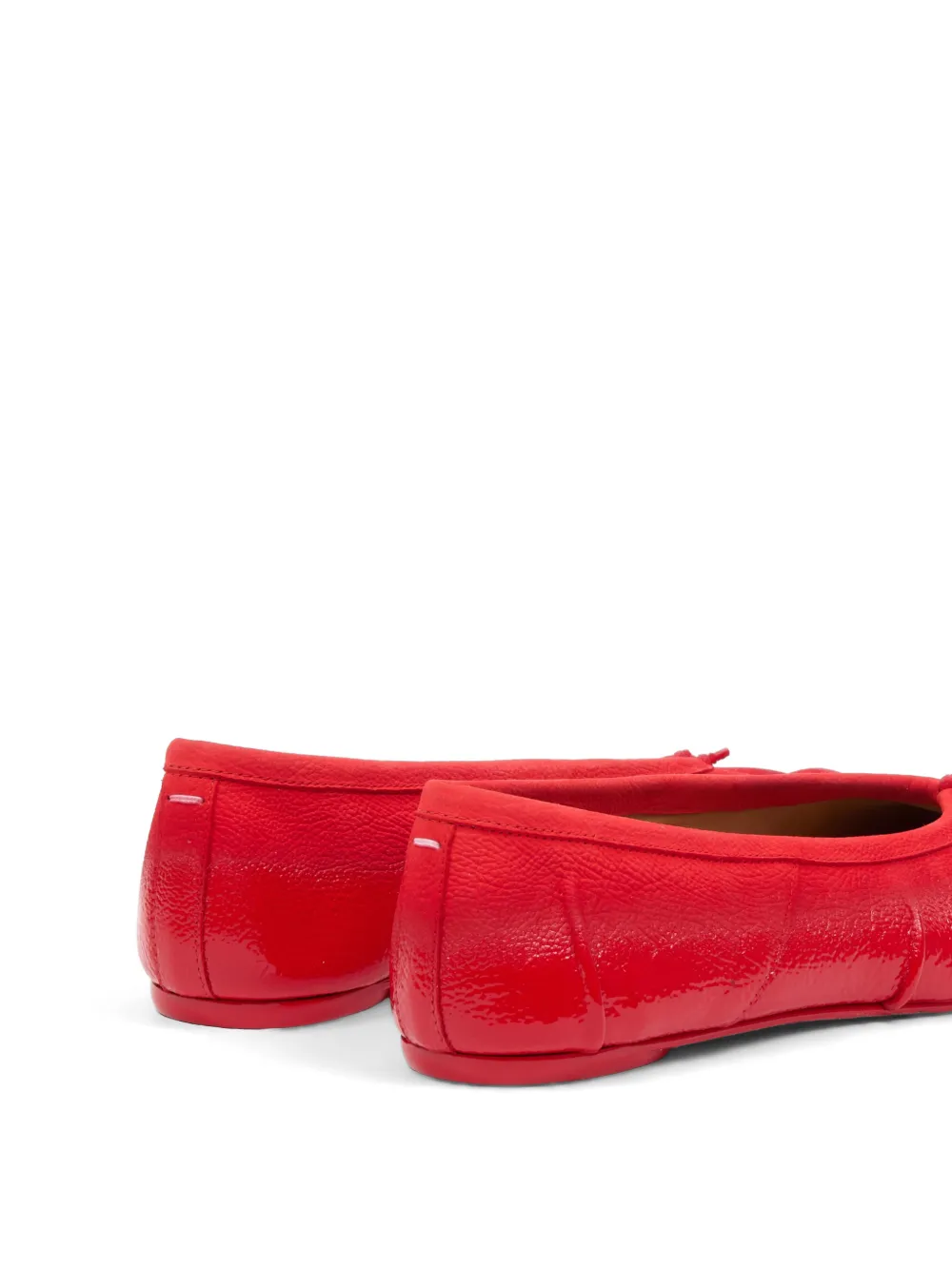 Maison Margiela tabi ballerina Rood