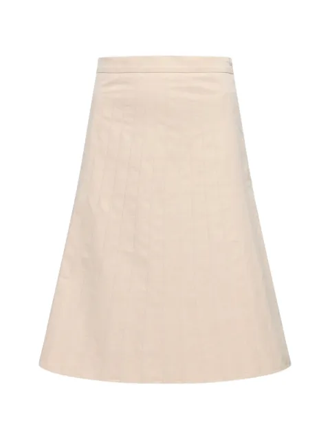 MM6 Maison Margiela pleated poplin skirt