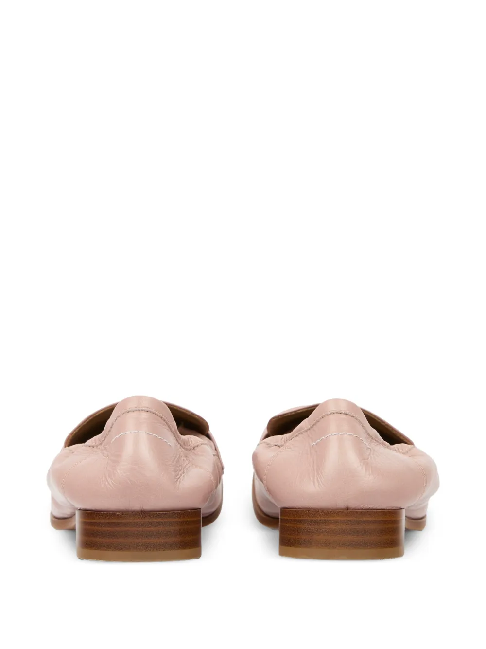 MM6 Maison Margiela Penny leren ballerina's met bandje Roze