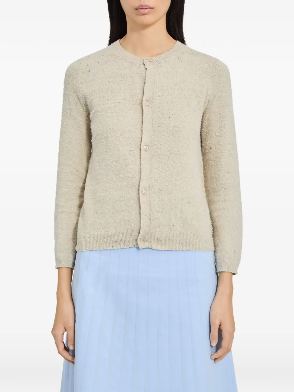 MM6 Maison Margiela Strukturierter Cardigan - Nude