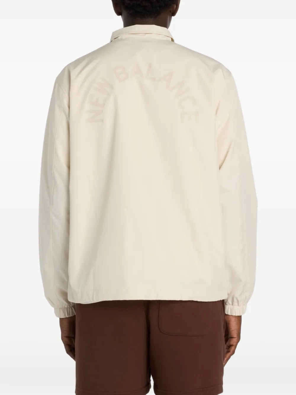 New Balance Shirtjack met grafische print Beige