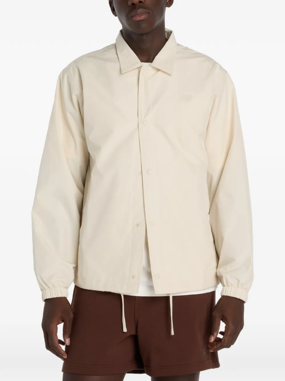 New Balance Giacca-camicia con stampa - Toni neutri