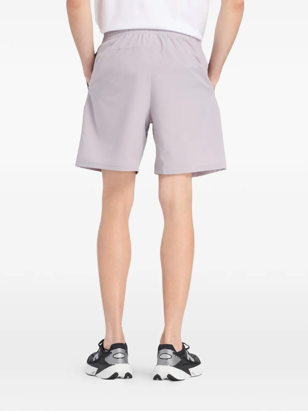 New Balance Shorts met trekkoord Grijs