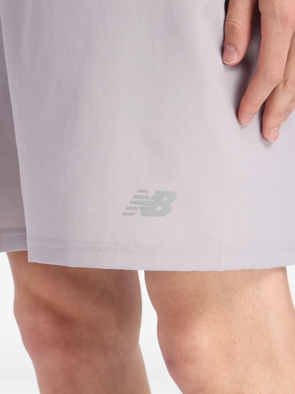 New Balance Shorts met trekkoord Grijs