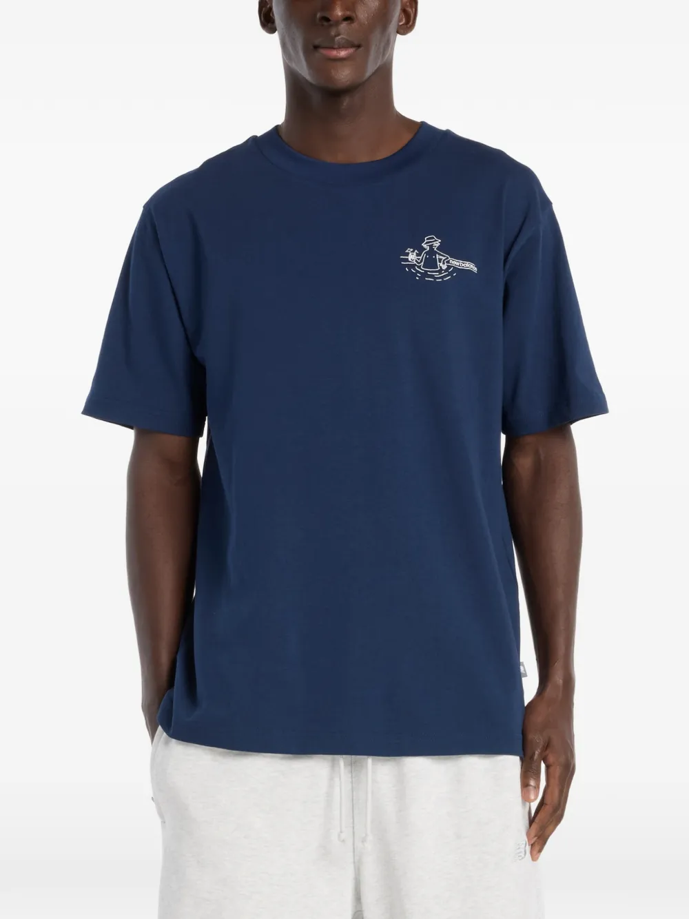 New Balance Fountain graphic T-shirt - Blu