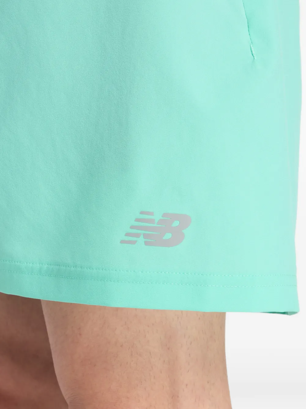New Balance Shorts met trekkoord Groen