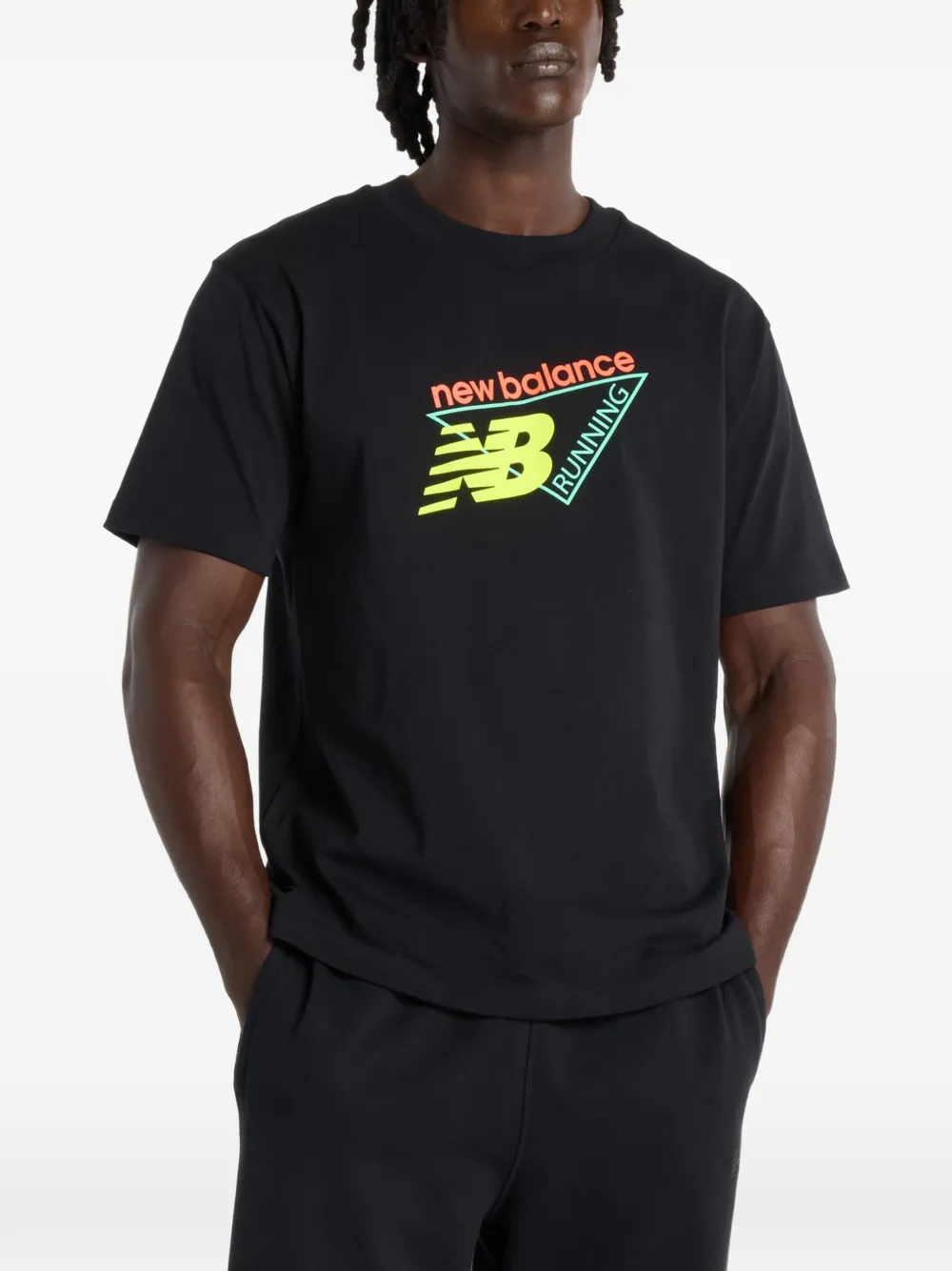 New Balance T-shirt con logo - Nero