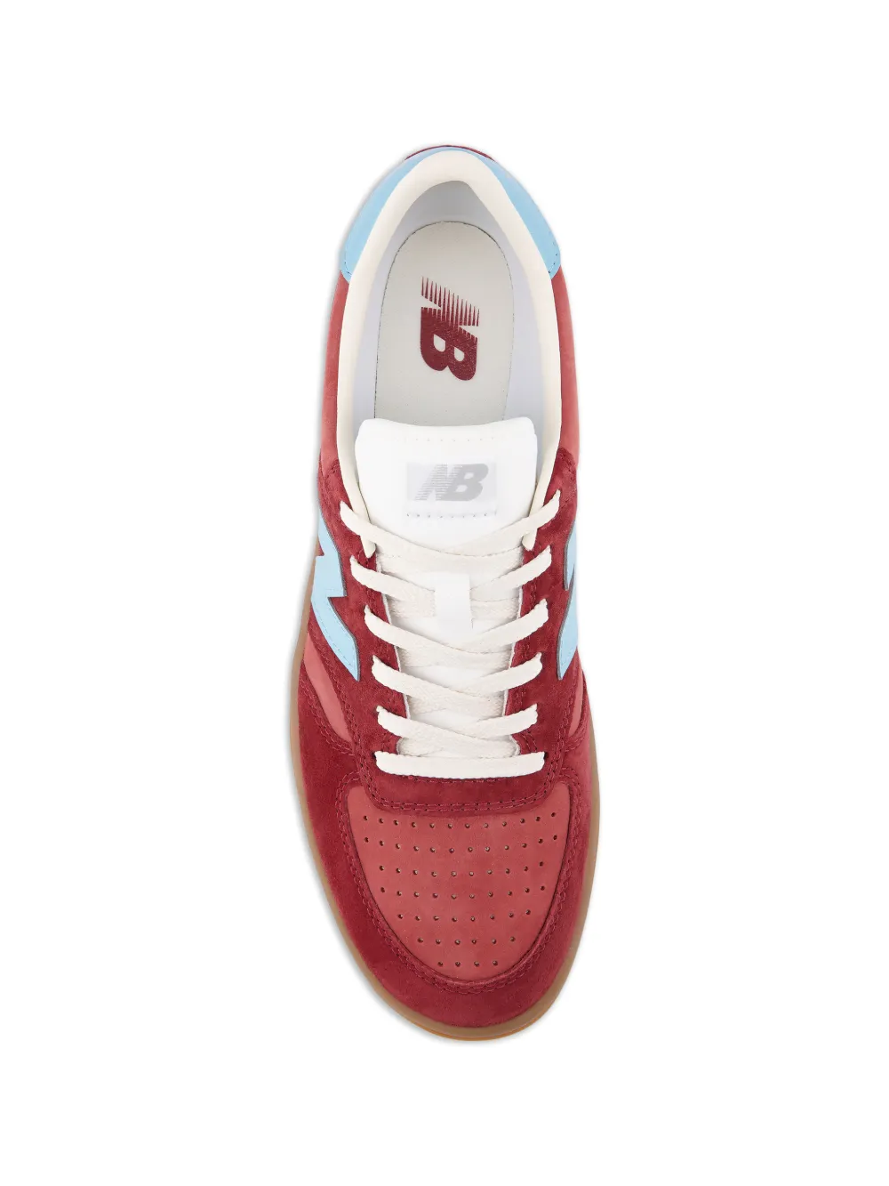 New Balance T500 geperforeerde sneakers Rood