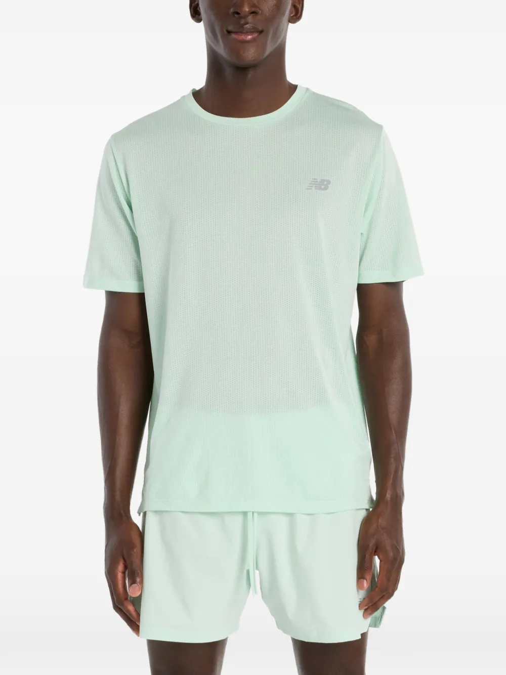 New Balance T-shirt jacquard - Verde