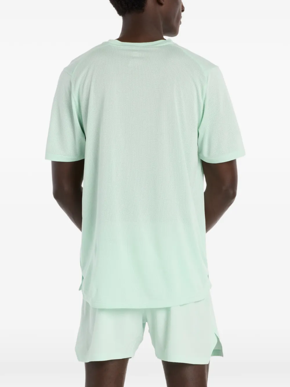 New Balance T-shirt met jacquard Groen