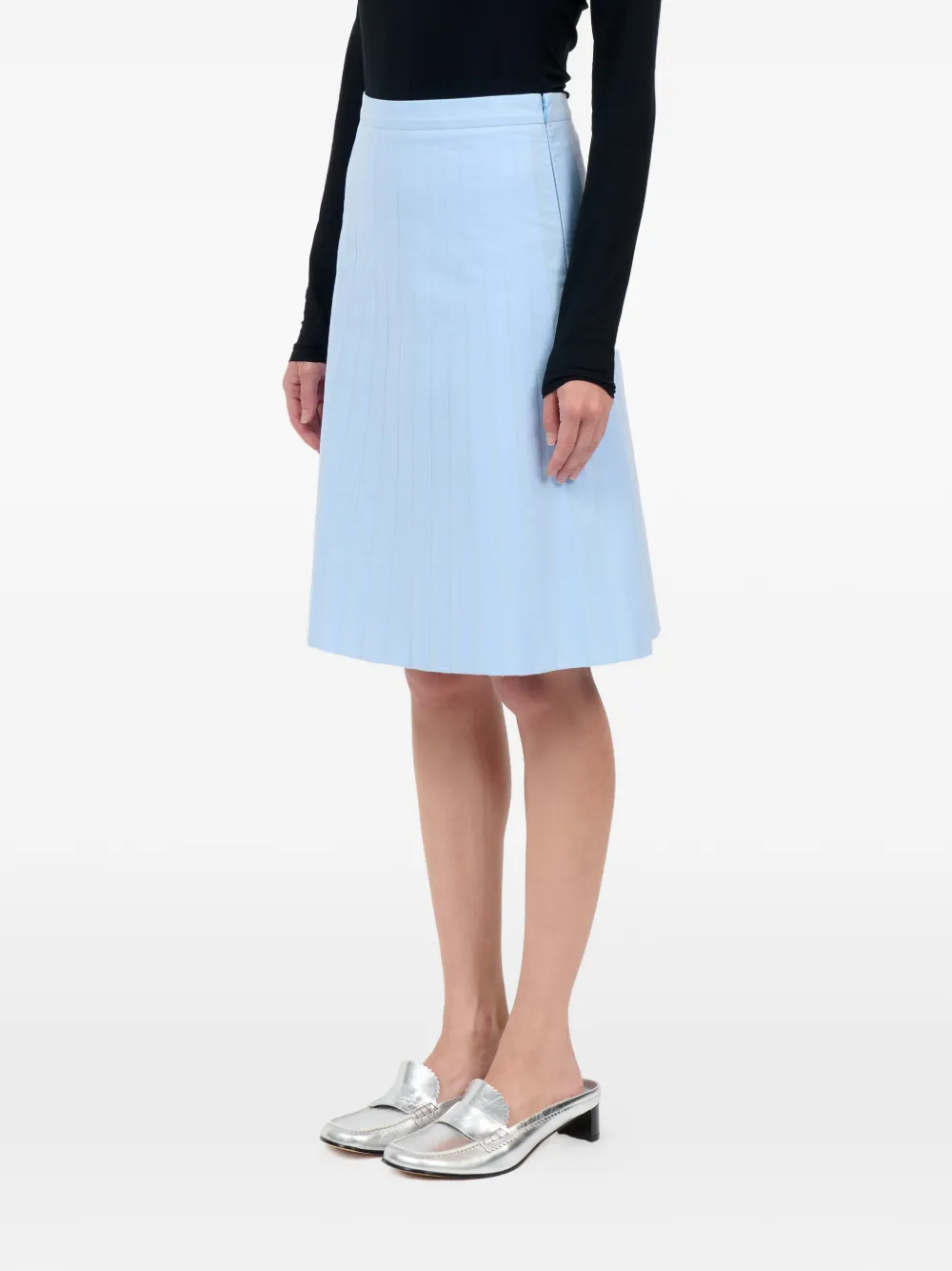 MM6 Maison Margiela Gestreepte mini-rok Blauw