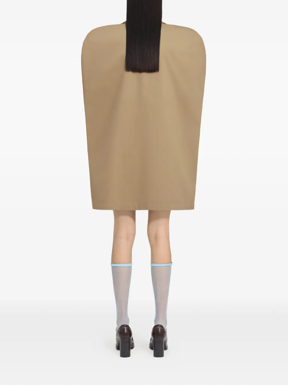 MM6 Maison Margiela Katoenen jas Bruin