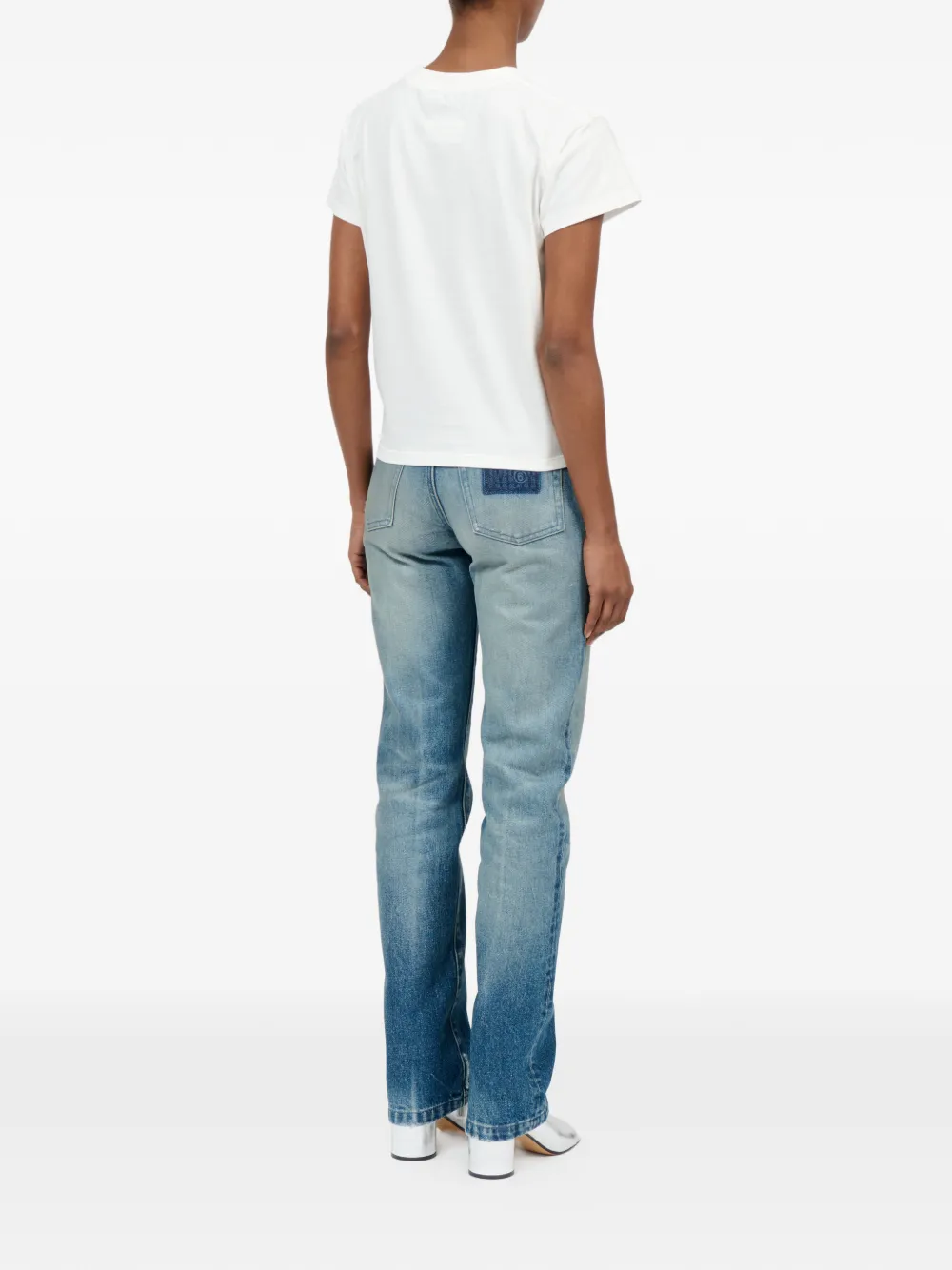 MM6 Maison Margiela Jersey T-shirt Wit