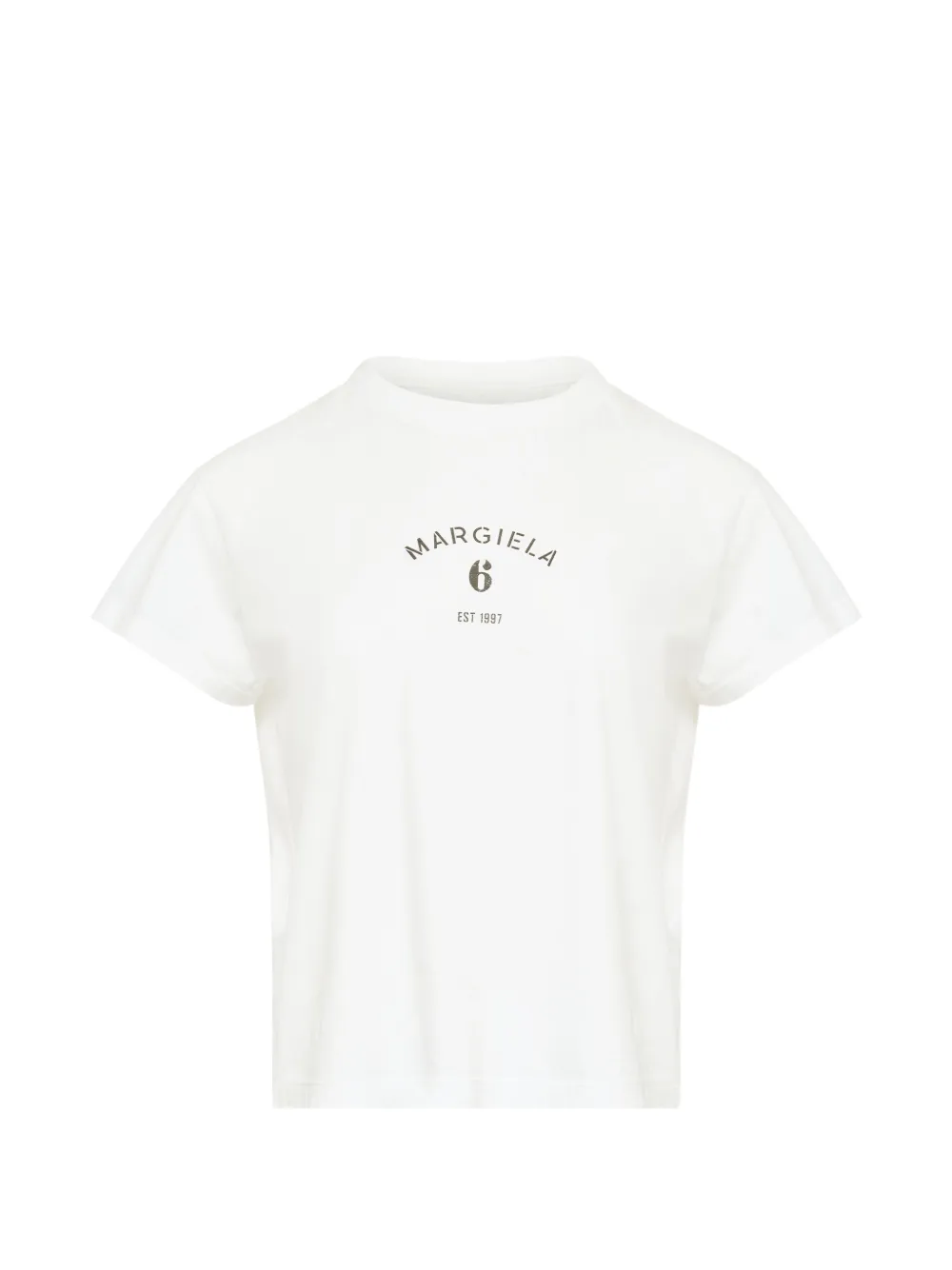 MM6 Maison Margiela T-shirt con stampa - Bianco