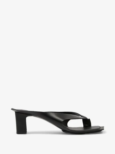 MM6 Maison Margiela mules anatomic en cuir