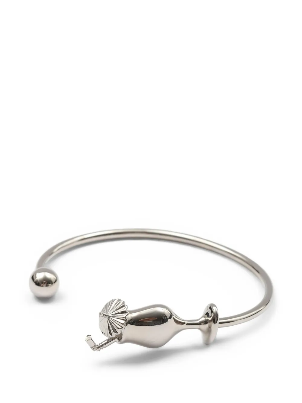 MM6 Maison Margiela Bracciale rigido - Argento