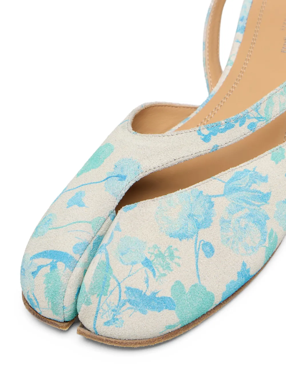 Maison Margiela Tabi slingback pumps Beige