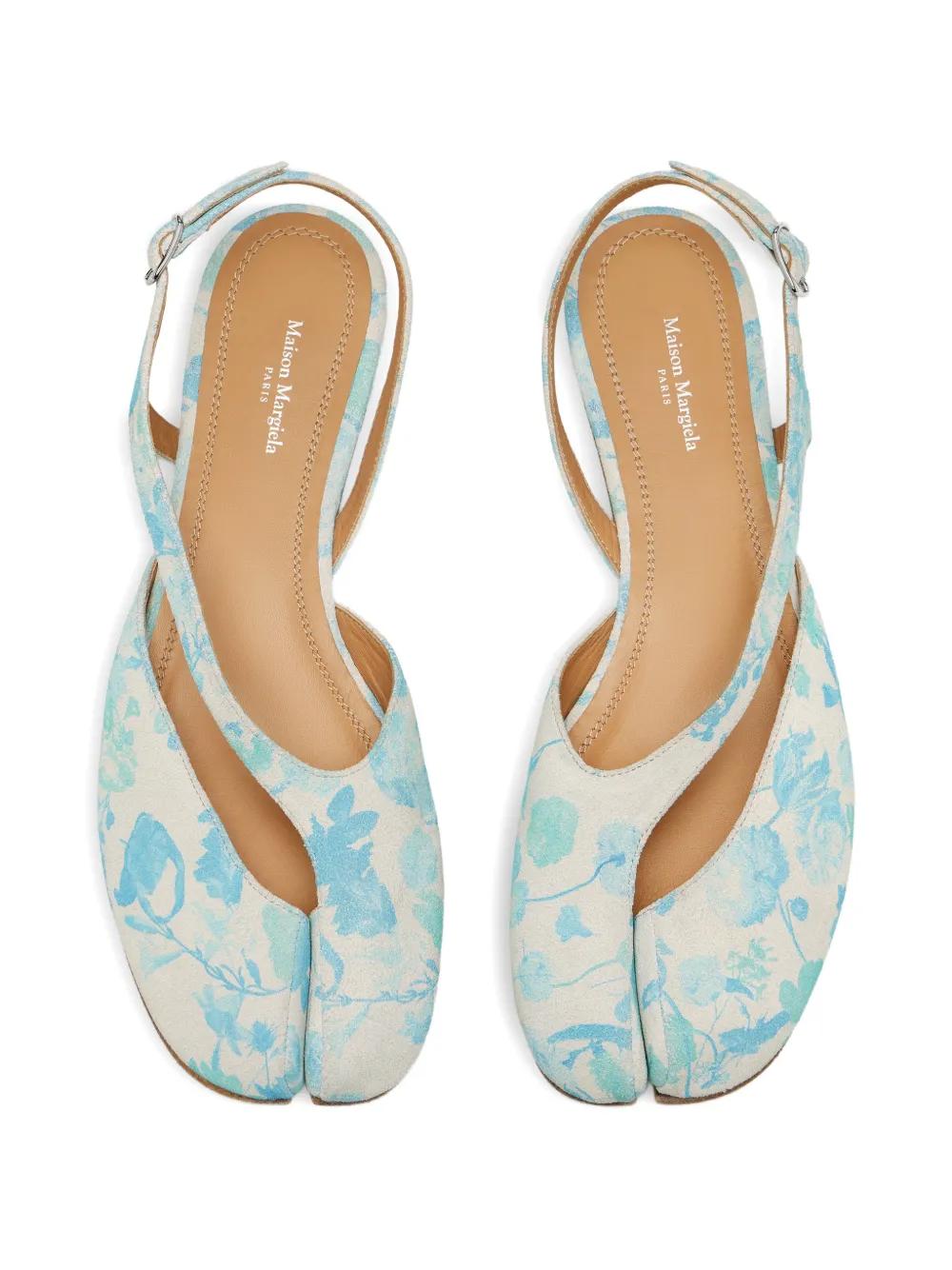 Maison Margiela Tabi slingback pumps Beige