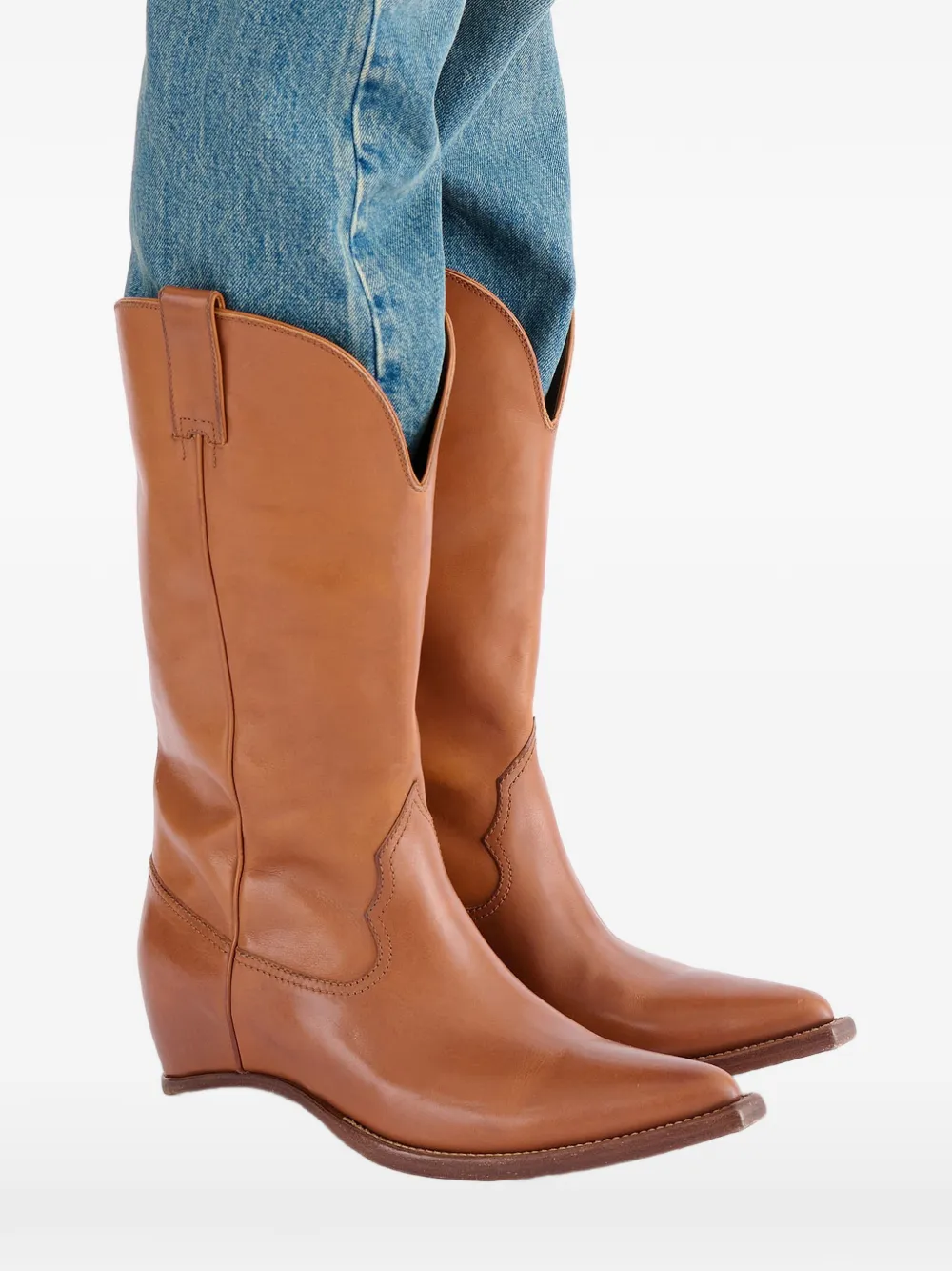 Maison Margiela ウエスタンブーツ | ブラウン | FARFETCH JP