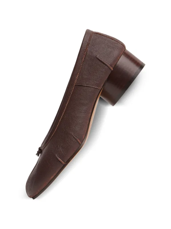 Maison Margiela Tabi Ballet Flats in Brown