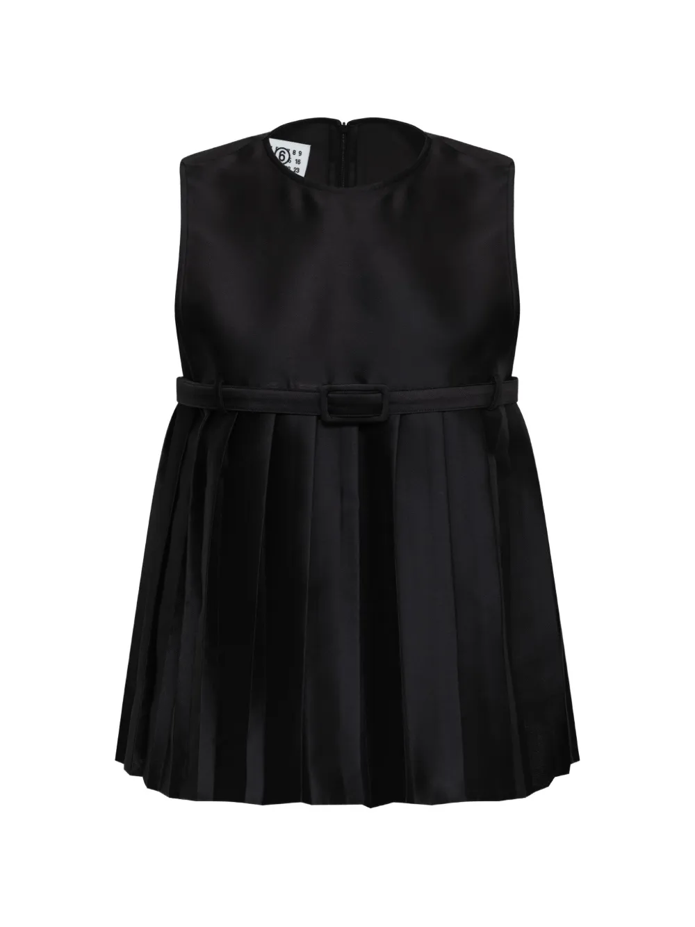 MM6 Maison Margiela Top con cintura - Nero