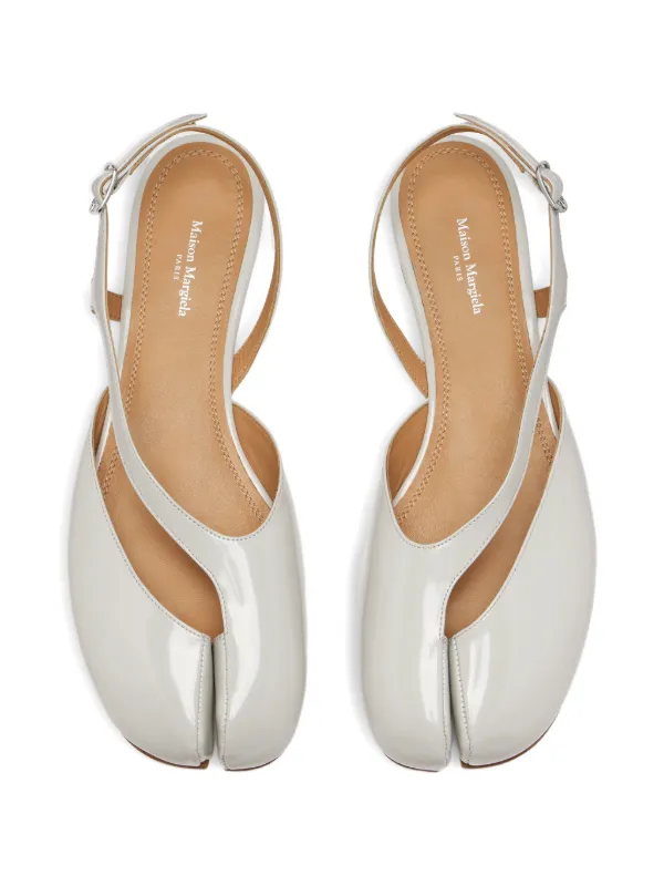 Maison Margiela Tabi Slingback Sandals | White | FARFETCH