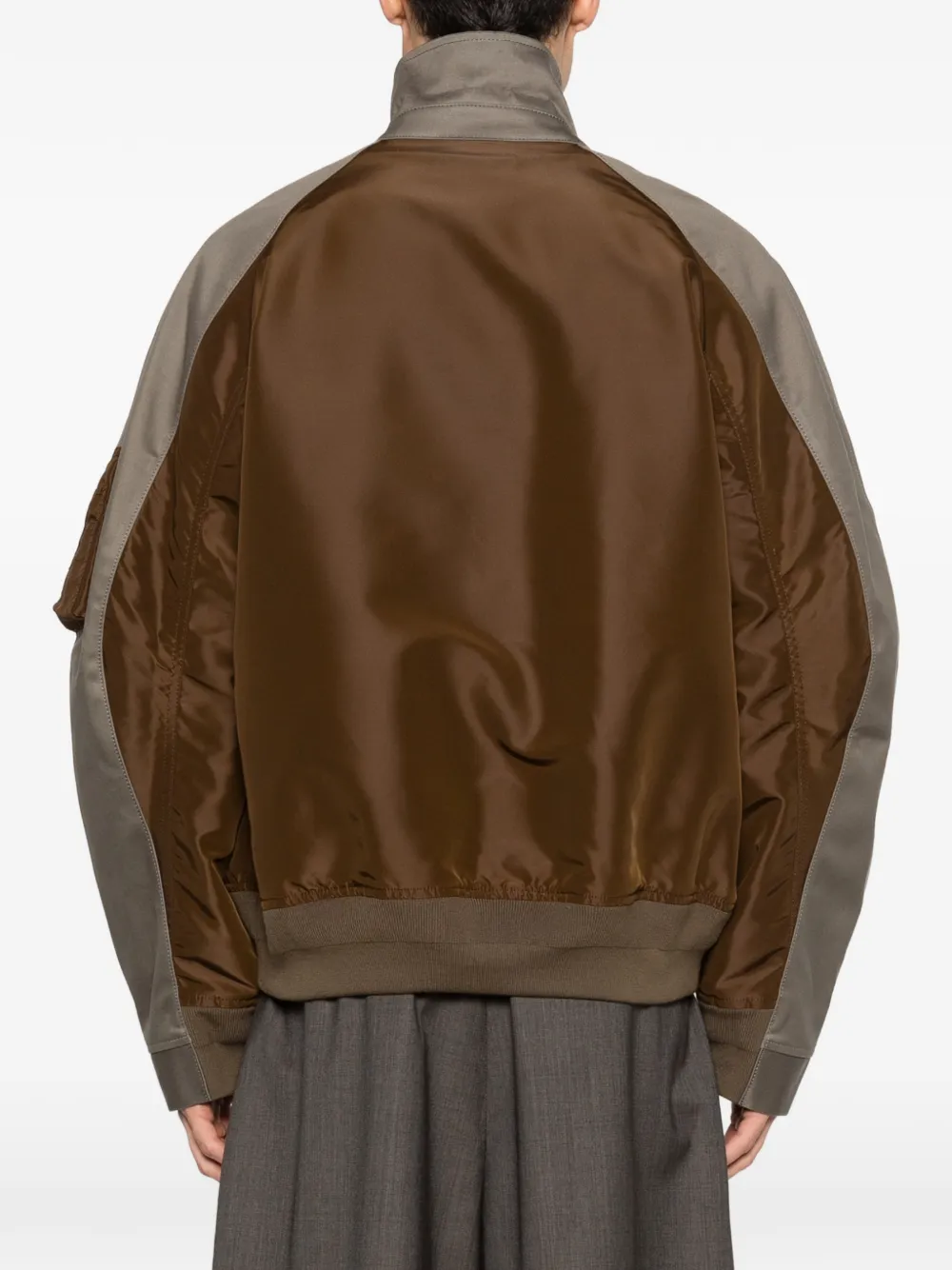 sacai Jack met rits Bruin