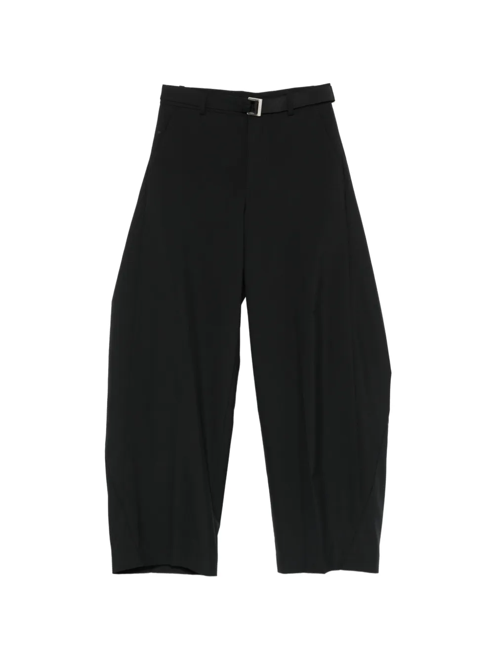 sacai belted trousers - Nero