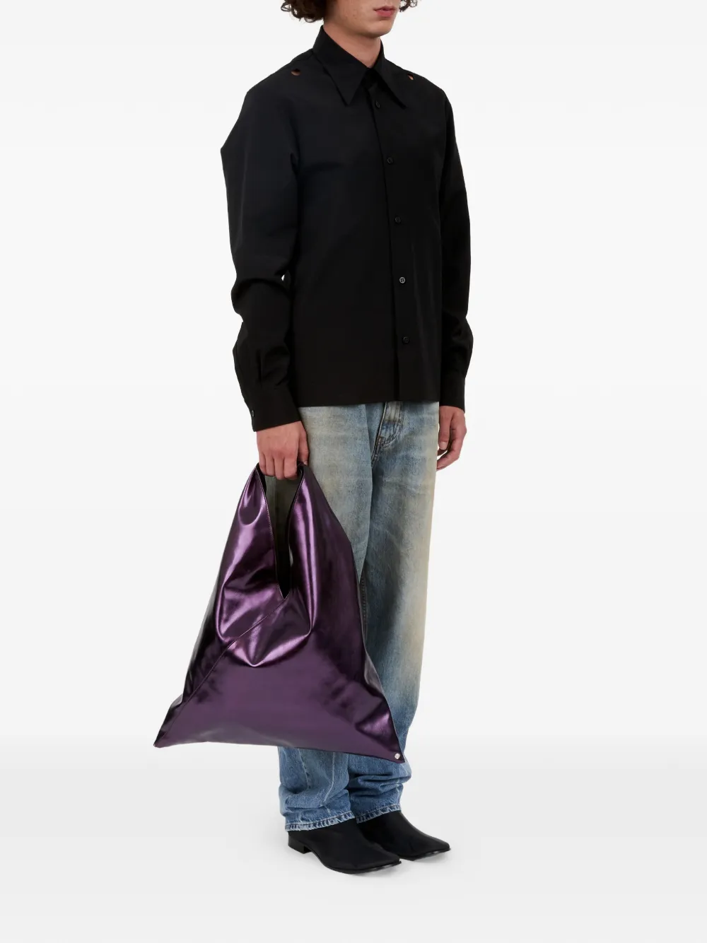 MM6 Maison Margiela Japanse klassieke schoudertas Paars