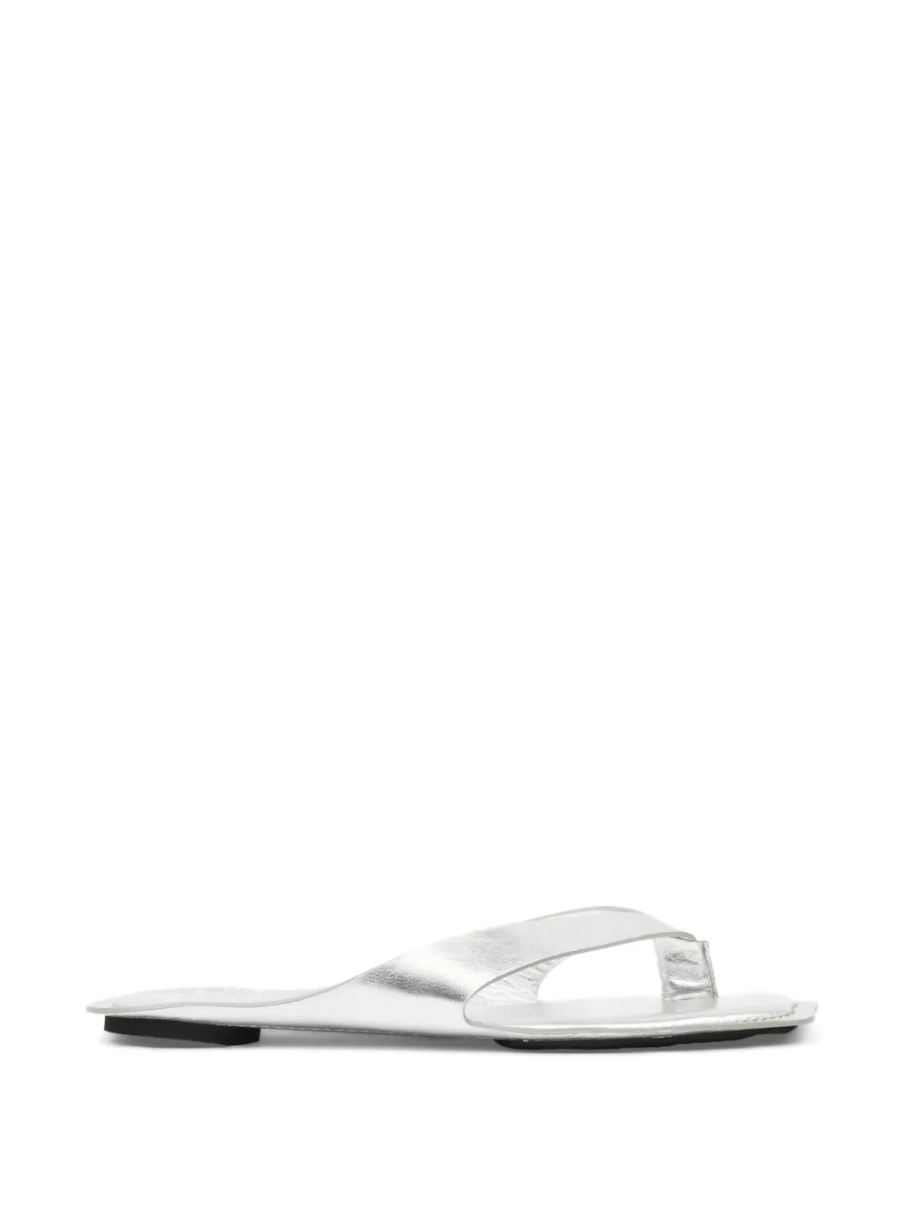 MM6 Maison Margiela Gelamineerde leren sandalen Zilver