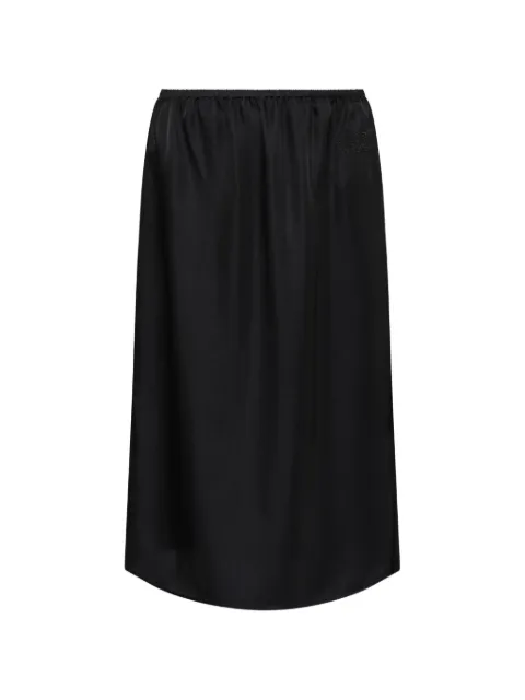 MM6 Maison Margiela jupe mi-longue à taille élastiquée