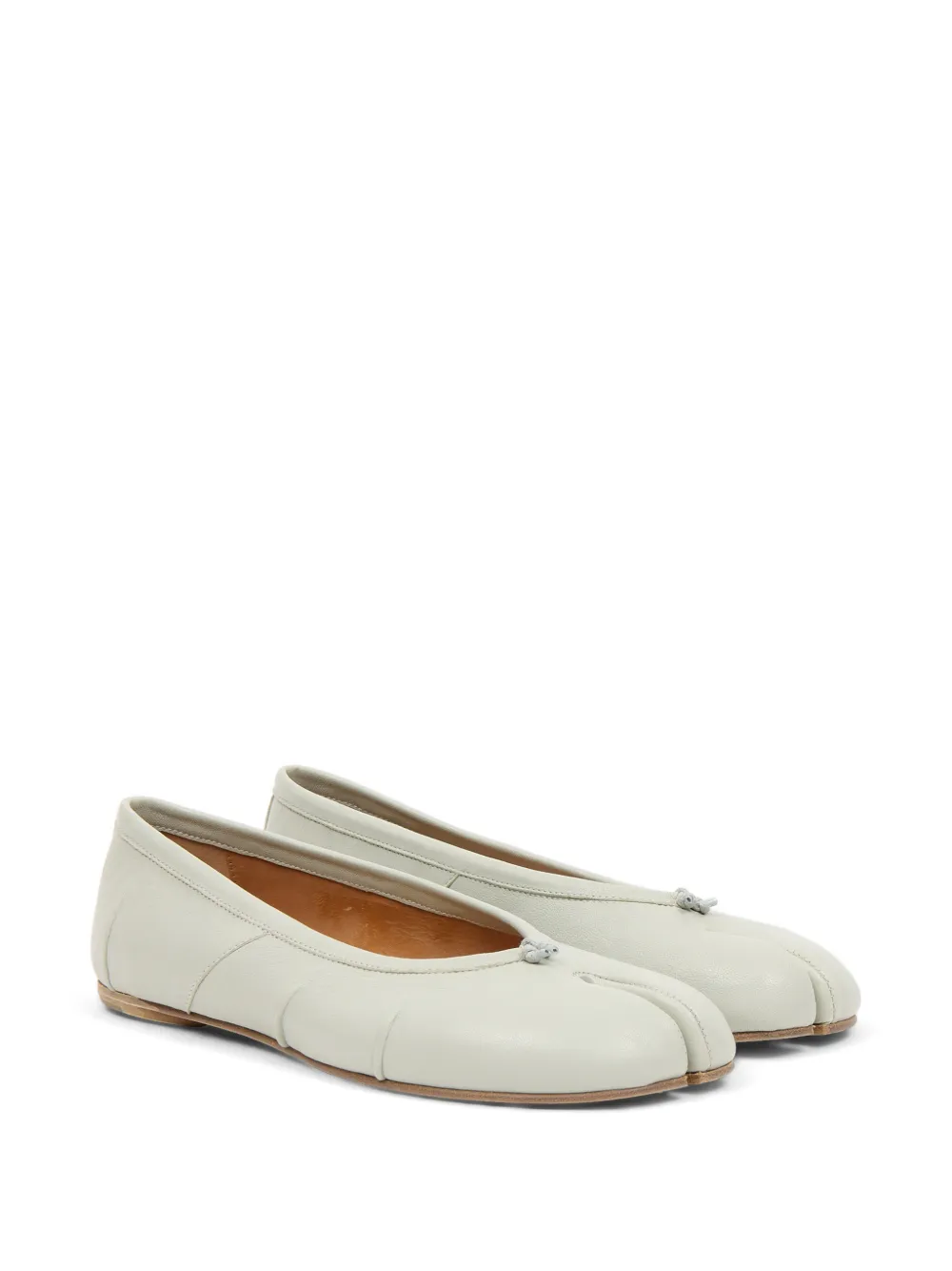 Maison Margiela Tabi knotted split-toe ballerinas Beige