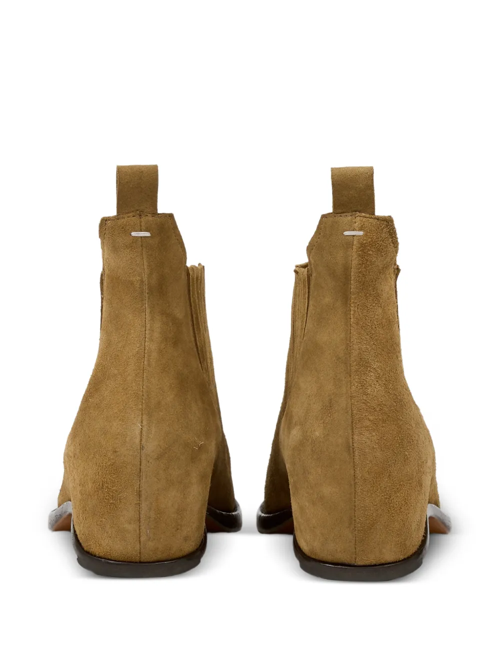 Maison Margiela Chelsea laarzen met hak Beige
