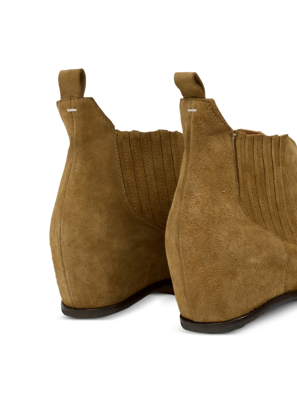 Maison Margiela Chelsea laarzen met hak Beige