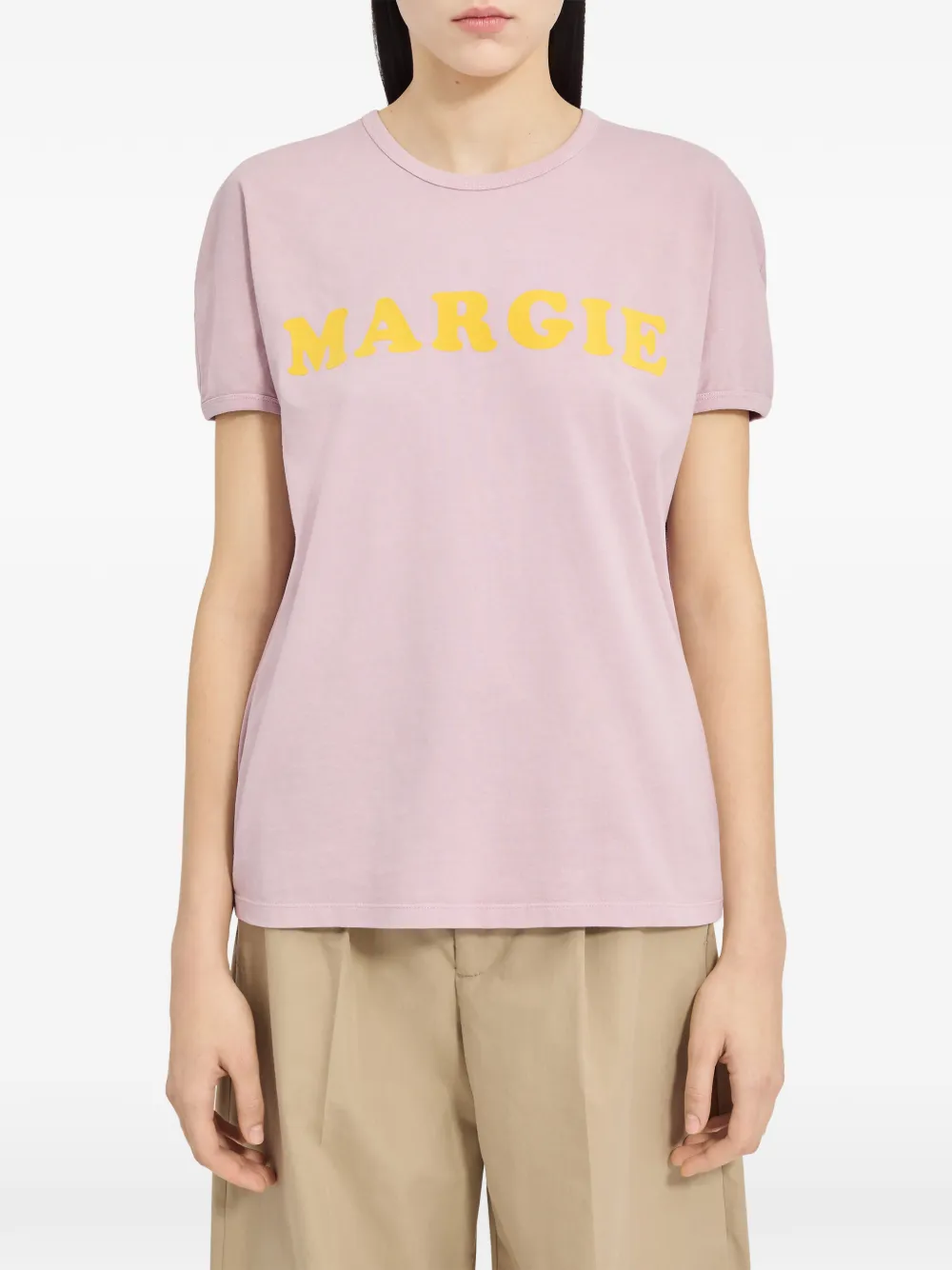 MM6 Maison Margiela T-shirt Roze